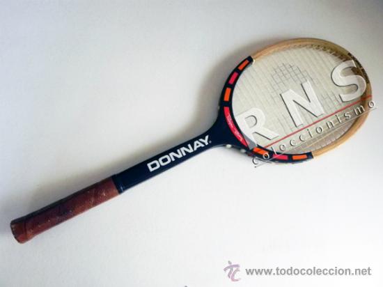 Raquette de tennis en bois Donnay Champion vintage